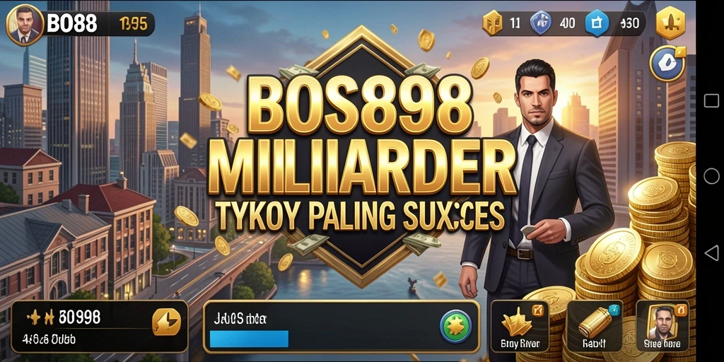 Tampilan gameplay BOS898 dengan elemen Tycoon yang menantang.