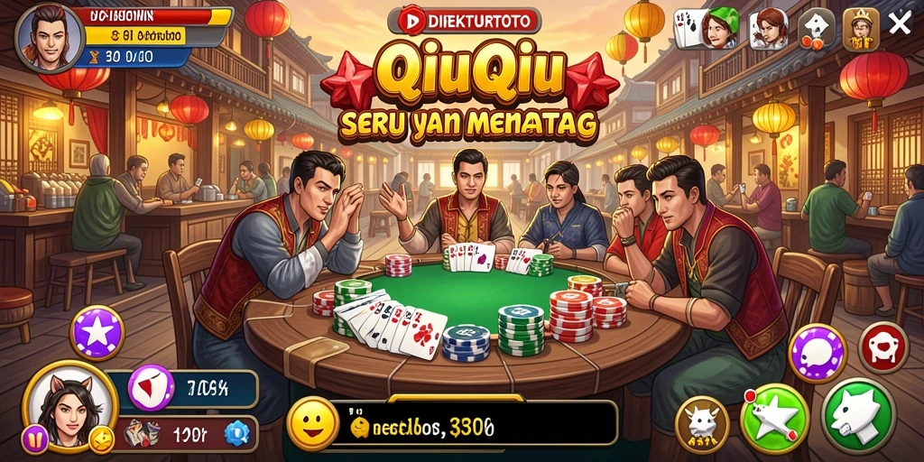 Tampilan gameplay menarik dari DIREKTURTOTO QiuQiu.
