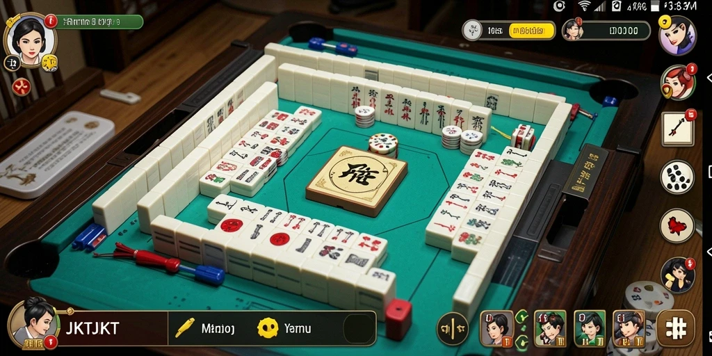 Gameplay Mahjong yang mengasyikkan di JKTJKT.