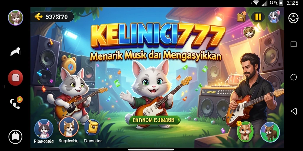 Tampilan gameplay KELINCI777 yang penuh warna dan menarik.