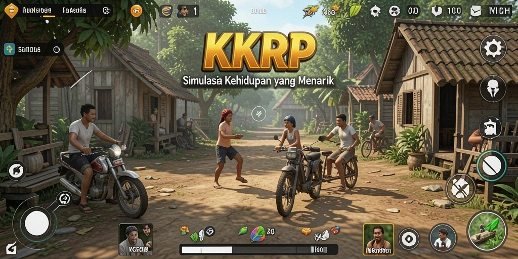 Tampilan gameplay menakjubkan di game simulasi KKRP.