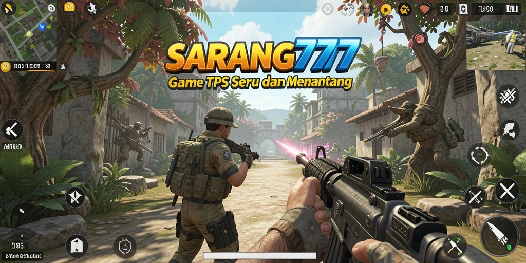 Tangkapan layar gameplay SARANG777 yang penuh aksi dan strategi.