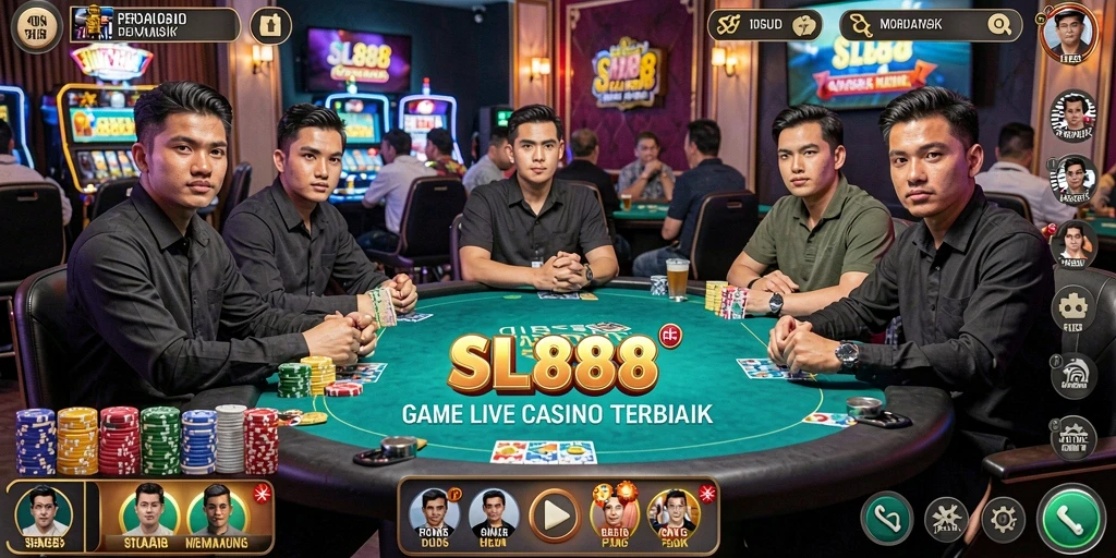 Screenshot gameplay SL888 yang menarik dan interaktif di Live Casino.