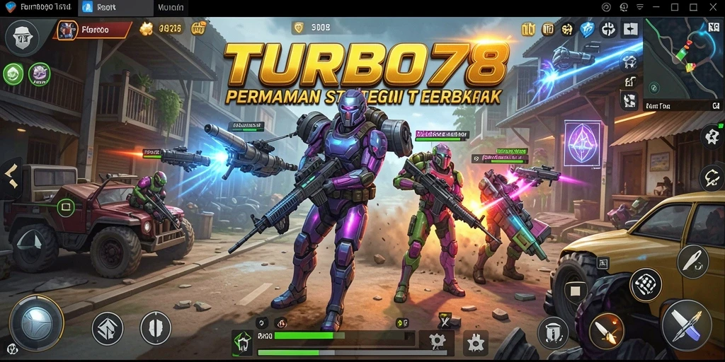 Tampilan gameplay TURBO78 yang menarik dan berwarna.