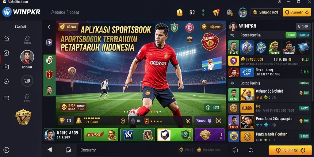 Tampilan permainan WINPKR yang menarik dan interaktif untuk taruhan olahraga.